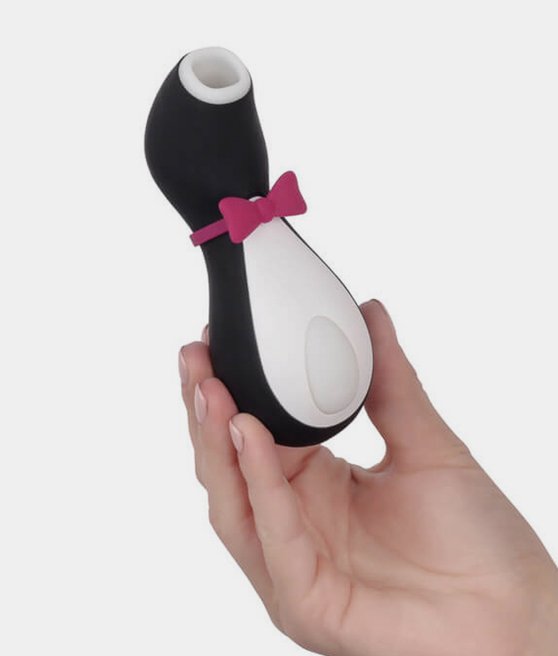 Satisfyer zestaw Penguin bezdotykowy masażer + Gentle lubrykant wodny