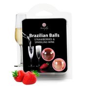 Secret Play Brazilian Balls kulki truskawka i wino musujące thumbnail