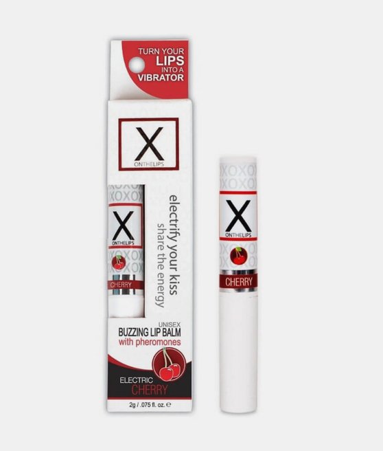 Sensuva X On The Lips wiśniowy balsam do ust z feromonami