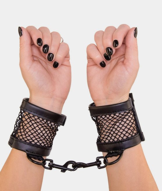 Sex&Mischief Fishnet Cuffs kajdanki BDSM