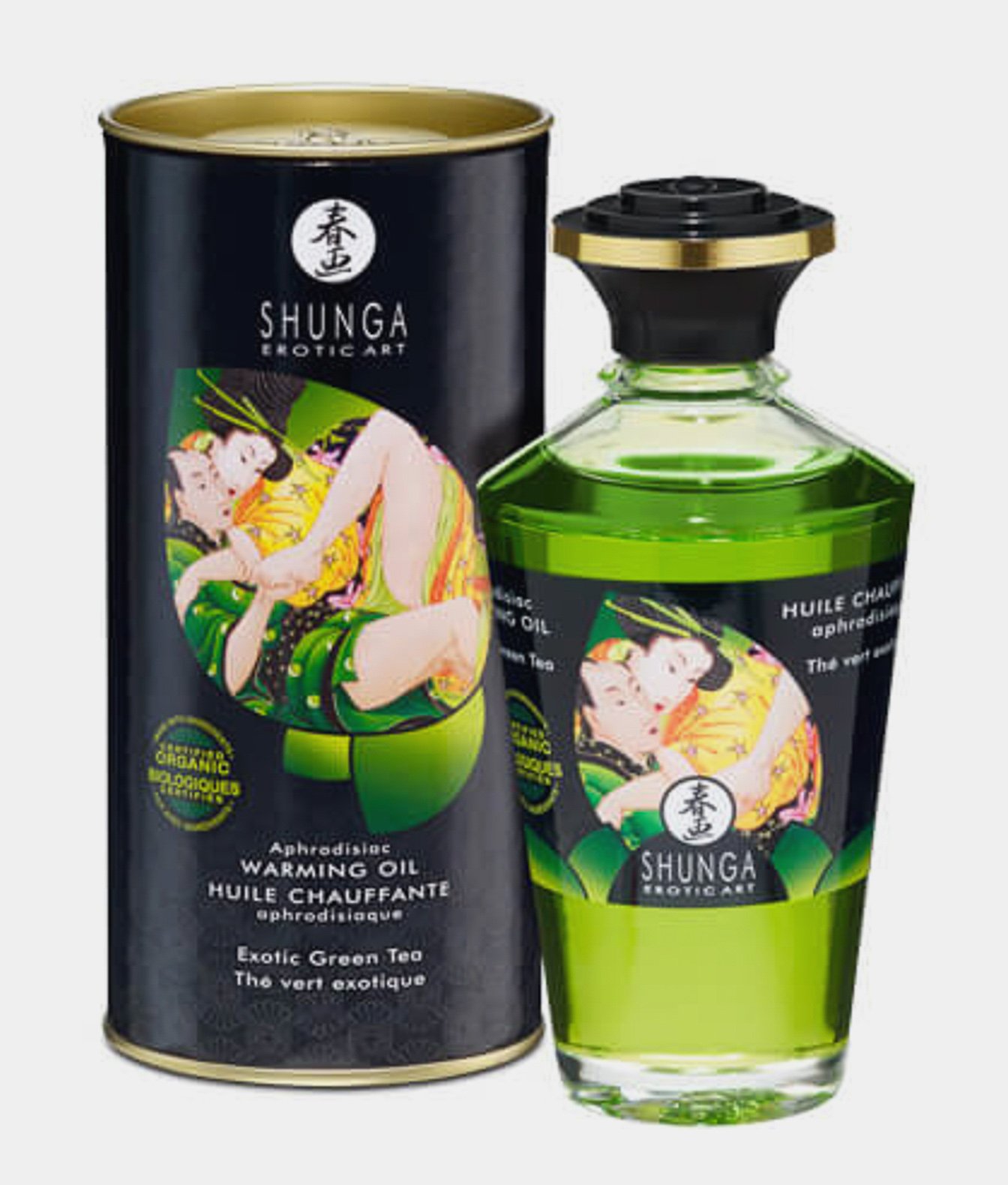 Shunga Aphrodisiac Green Tea olejek do masażu