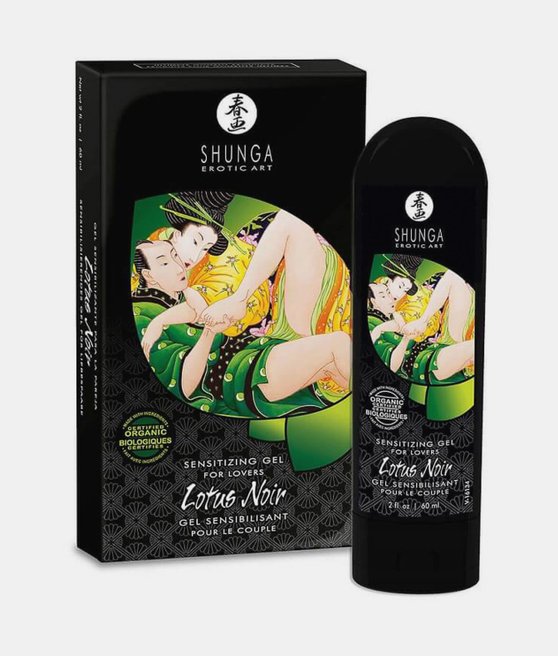 Shunga Lotus Noir stymulujący żel dla dwojga