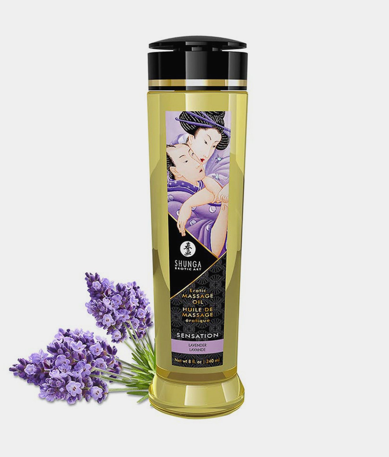 Shunga Sensation Lavender olejek do masażu