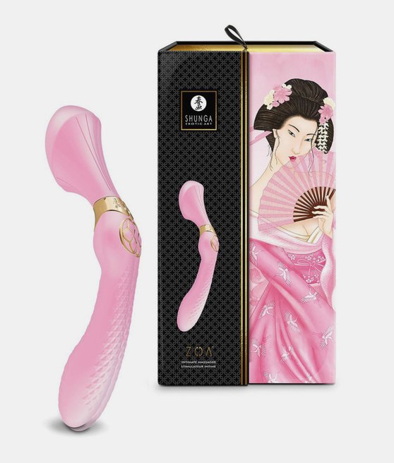 Shunga zoa light pink wibrator króliczek