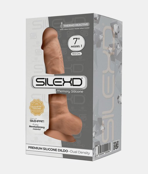 SilexD dildo z przyssawką 18 cm długości 4 cm średnica
