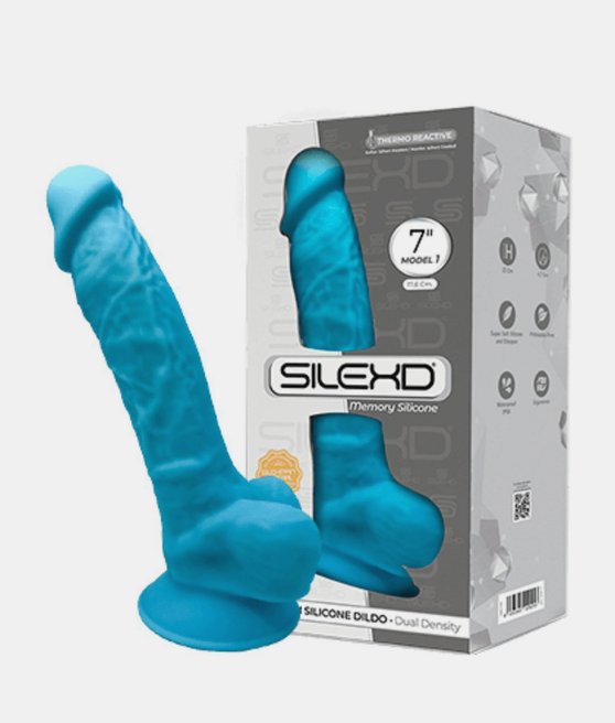 SilexD dildo z przyssawką 18 cm długości 4 cm średnica