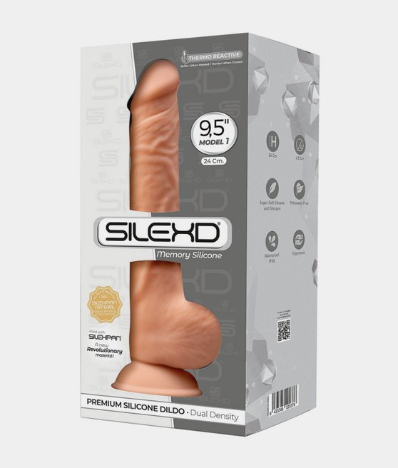 SilexD dildo z przyssawką 25 cm długości 5 cm średnica
