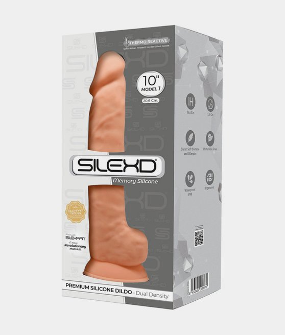 SilexD dildo z przyssawką 26 cm długości 5 cm średnica