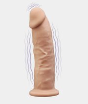 SilexD dildo z przyssawką z wibracjami 18 cm 4 cm średnica thumbnail