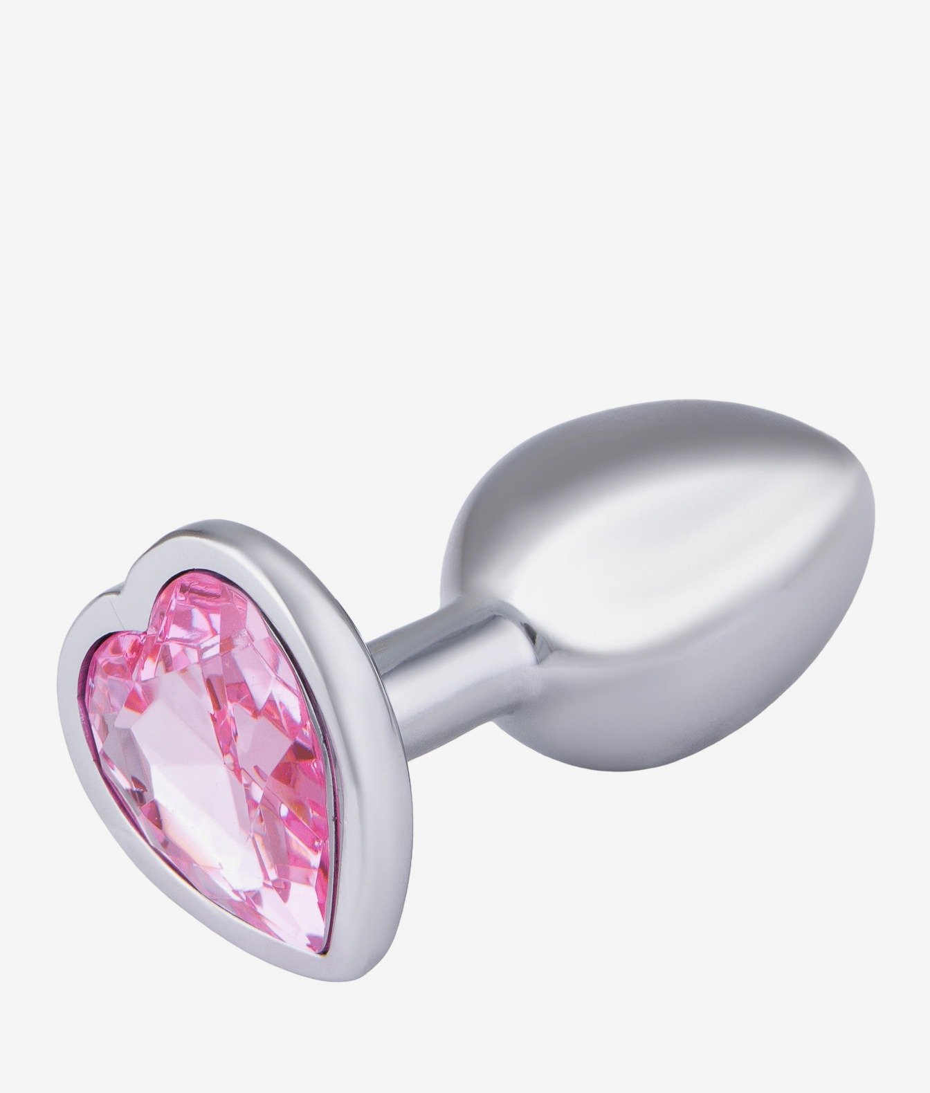 N69 Luna aluminiowy korek ozdobny z kryształkiem srebrny M