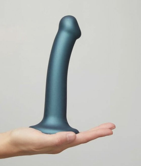 Strap-on-Me Duck Blue Mono Density dildo z przyssawką