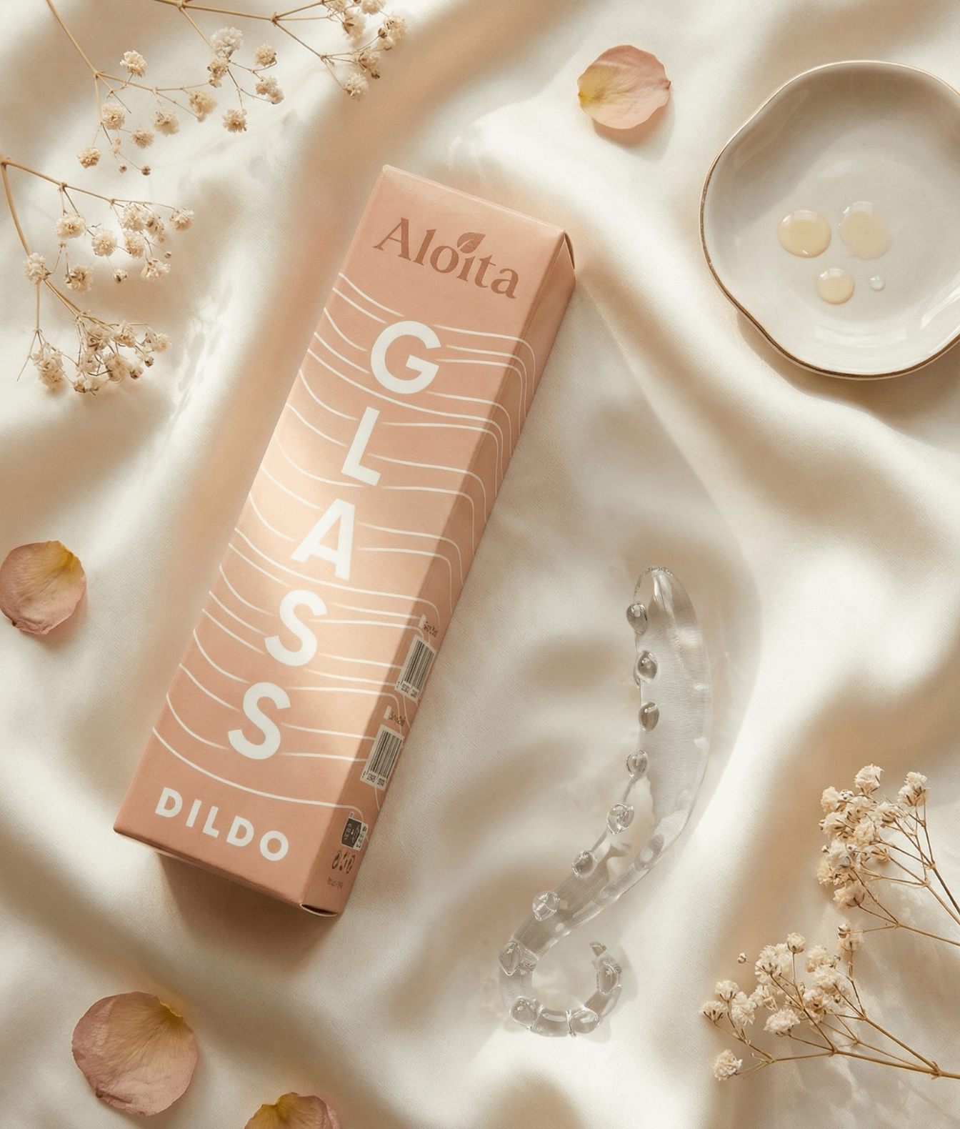 ALOITA Crystal Mini Curve masażer szklany borokrzemowy