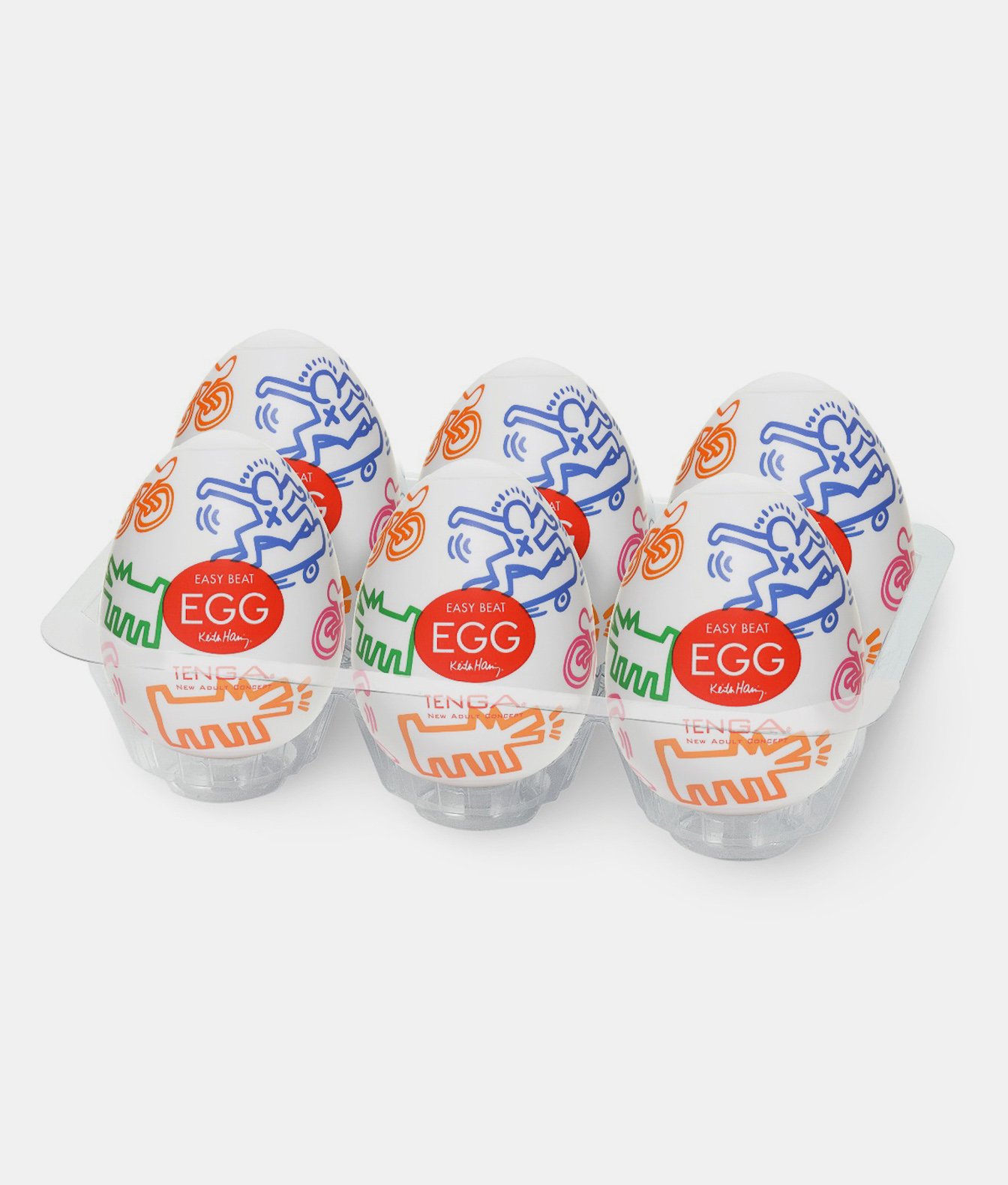 Tenga Egg Keith Haring masturbator w kształcie jajka 6 sztuk