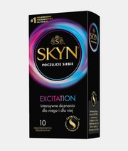 Unimil SKYN Excitation prezerwatywy z wypustkami i żelem chłodzącym thumbnail