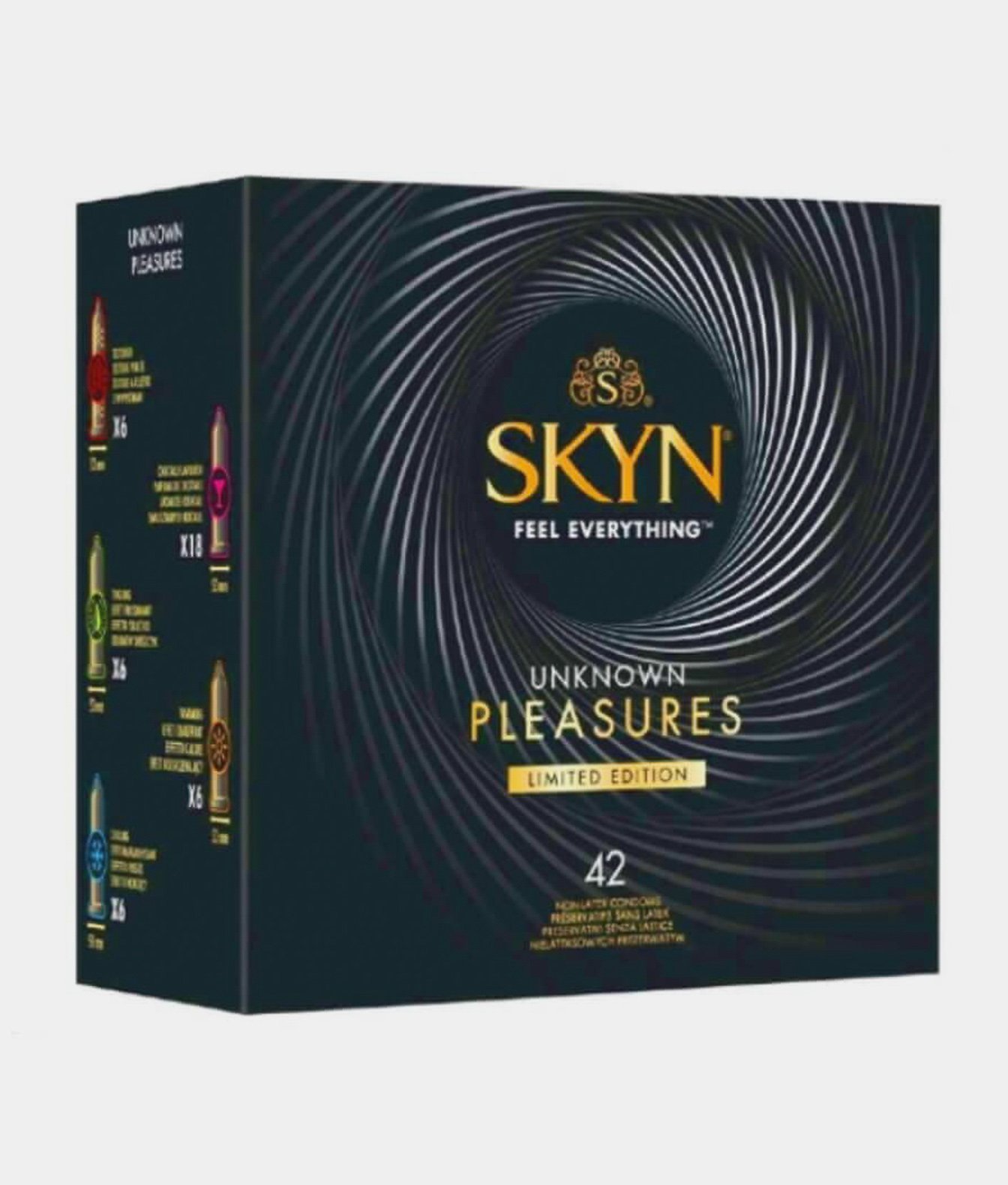 Unimil Skyn Unknown Pleasure prezerwatywy nielateksowe