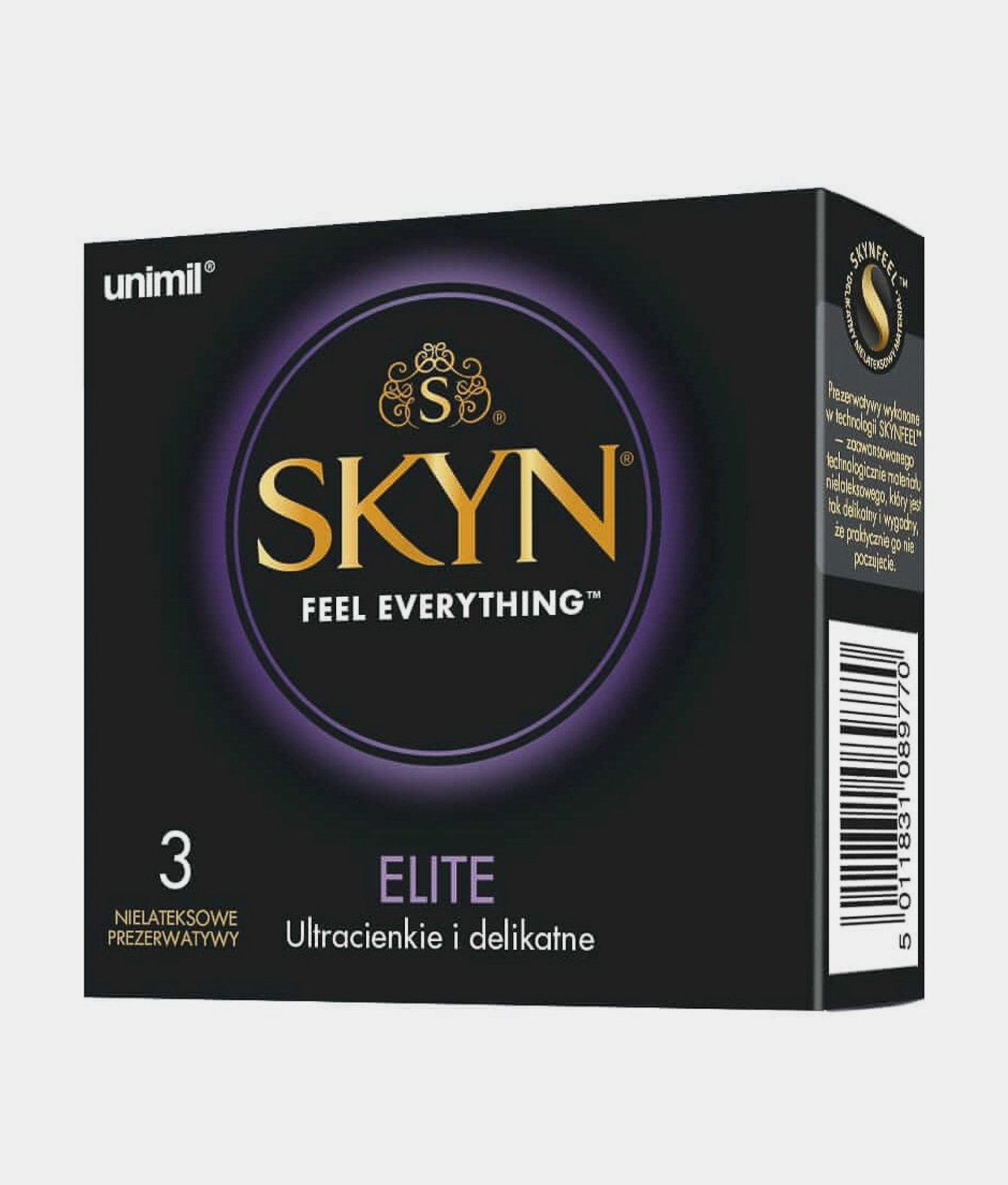 Unimil SKYN Elite prezerwatywy ultracienkie i nawilżone