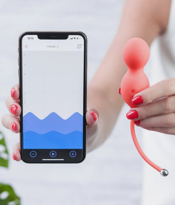We-Vibe Bloom kulki do ćwiczeń mięśni Kegla z aplikacją na telefon