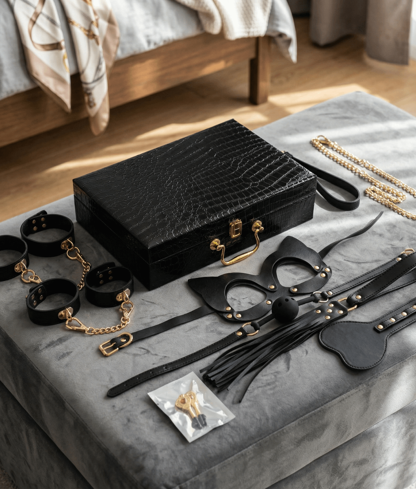 Mr. & Mrs. zestaw akcesoriów premium w walizce 8 el