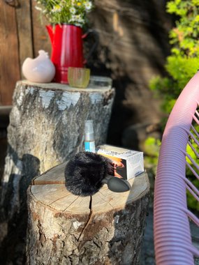 Boss of Toys korek analny z kryształkiem Silikon bunny plug