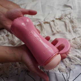 Boss Series Vibrating and Flashing Masturbation Cup masturbator męski