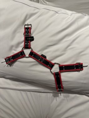 VULK Męska uprząż na klatkę piersiową czarna