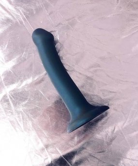 Strap-on-Me Duck Blue Mono Density dildo z przyssawką