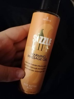Sensuva Sizzle lips rozgrzewający żel do stref erogennych