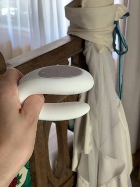 Satisfyer Double Joy wibrator dla par sterowany aplikacją na telefon