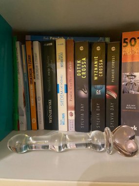 ALOITA Crystal Heart masażer szklany borokrzemowy