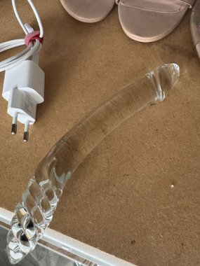 ALOITA Crystal Glide masażer szklany borokrzemowy