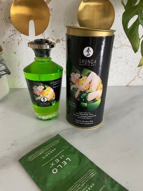 Shunga Aphrodisiac Green Tea olejek do masażu