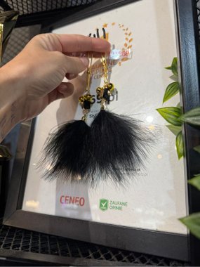 Mr. & Mrs. ozdobne klipsy z piórami