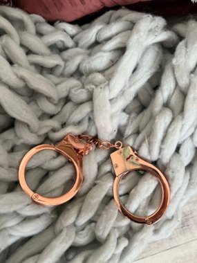 Luxure by Mr.&Mrs. kajdanki metalowe rose gold