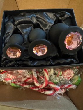 N69 zestaw silikonowych korków ozdobnych z kryształkiem