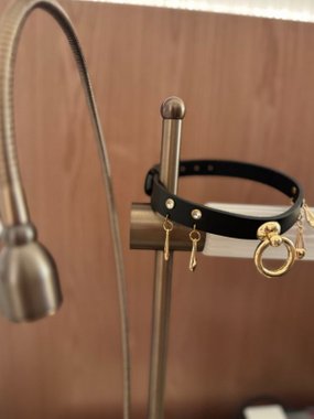 Mr. & Mrs. choker chain o-ring czarny