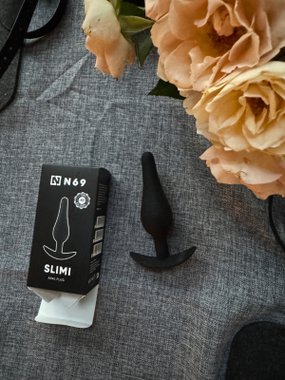 N69 Slimi silikonowy czarny L