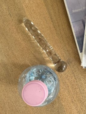 ALOITA Crystal Dots masażer szklany borokrzemowy