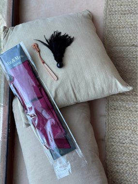 Mr. & Mrs. Satynowe Szarfy zestaw 2 szt