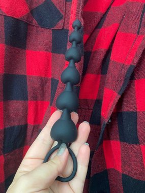 N69 Beads Single silikonowe koraliki ozdobne czarne 18,5 cm