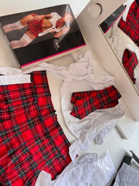 Cottelli schoolgirl costume czerwony kostium