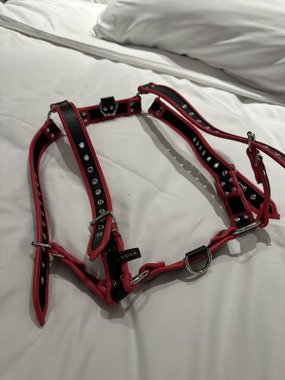 VULK Męska uprząż na klatkę piersiową czarna