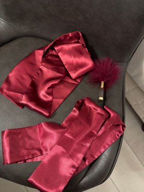 Mr. & Mrs. Satynowe Szarfy zestaw 2 szt