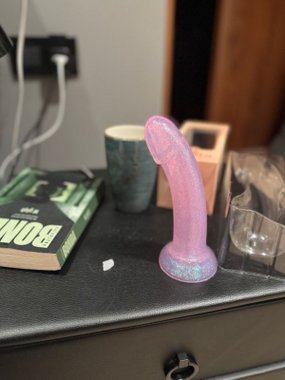 Aloita silikonowy masażer jasny róż