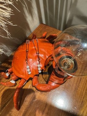 Mr. & Mrs. Klipsy metalowe z perełkami różowe złoto