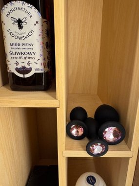 N69 zestaw silikonowych korków ozdobnych z kryształkiem