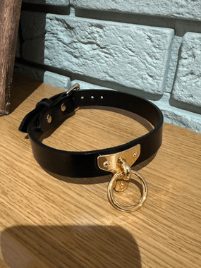 Mr. & Mrs. choker o-ring drop czarny