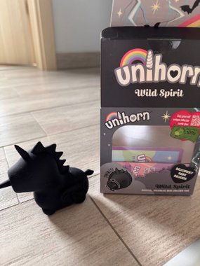 Unihorn Wild Spirit miniwibrator silikonowy czarny