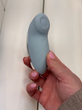 Satisfyer Tap and Climax 2 Blue