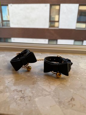 Mr. & Mrs. zestaw akcesoriów w torbie z kokardkami