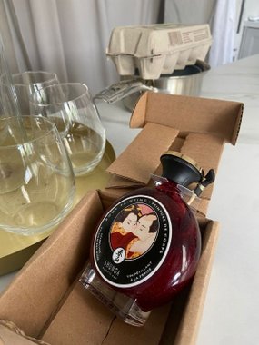 Shunga Body painting strawberries & champagne jadalna farbka do ciała